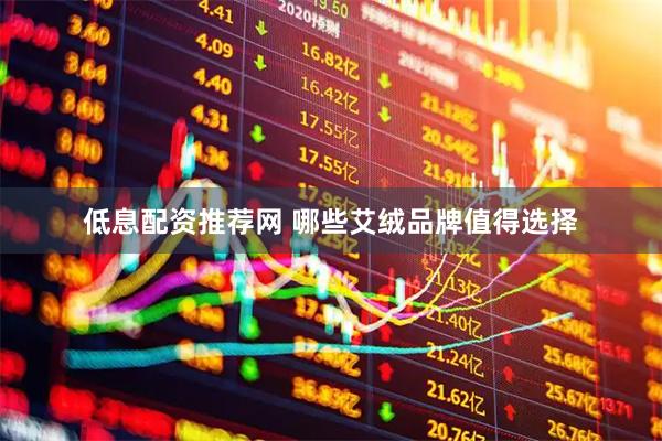 低息配资推荐网 哪些艾绒品牌值得选择